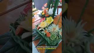 Hiasan Tumpeng 😍 Cantiknya Hasil Pelatihan Garnish kulinerasikpurwokerto [upl. by Llenaj]