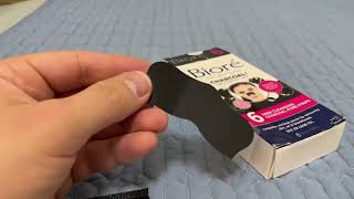 Biore Charcoal Blackhead Remover Pore Strips Deep Cleansing Nose Strips for Removal and Unclogging [upl. by Loydie]