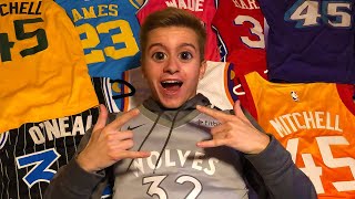 CRAZY JERSEY COLLECTION Over 60 NFL amp NBA Jerseys [upl. by Joacimah]