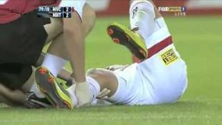 Kevin Muscat Red Card vs Melbourne Heart 22111 [upl. by Romo342]