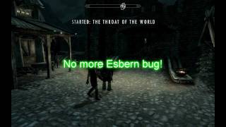 Skyrim  How to fix Esbern bug [upl. by Aneris]