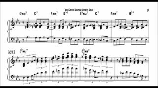 Bill Evans  Transcription  On Green Dolphin Street Solo [upl. by Jenine842]