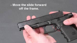 Glock 19 Pistol Take Down  Disassembly amp Lubrication [upl. by Aivato]