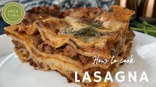 Lasagna  Meat Sauce amp White Sauce [upl. by Carlos]