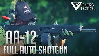 AA12 Fully Automatic Shotgun 4k [upl. by Imik]