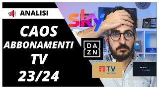 Come vedere TUTTE le partite dellInter e quanto costano gli abbonamenti tv 2023 2024 [upl. by Eleahcim]