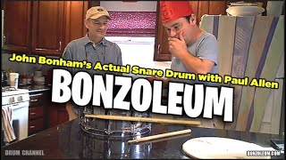 INTERVIEW  JOHN BONHAMS ACTUAL SNARE DRUM ★ WITH PAUL ALLEN [upl. by Amsirak940]