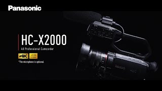 NEW Introducing Panasonic 4K Professional Camcorder HCX2000 [upl. by Eelamme]