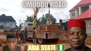 New Aba  Enyimba City Abia State Nigeria  Dr Elex Otti Transformation In Umuodu Road [upl. by Rennie]