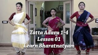 Tatta Adavu 14 lesson 01 Learn Bharatnatyam [upl. by Farica]