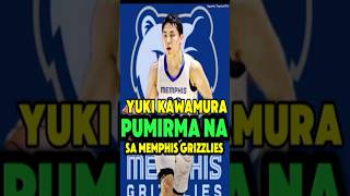 Japanese Point Guard Yuki Kawamura pumirma na sa Memphis Grizzlies [upl. by Posner]