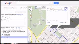 Kako napraviti svoju mapu ili plan puta sa Google Mapama [upl. by Essa740]