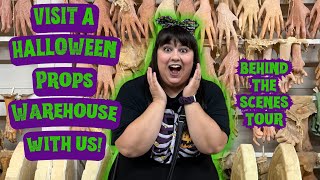 Tour a Halloween Props Warehouse with Us  Distortions Unlimited  Greeley Monster Day [upl. by Nonie]