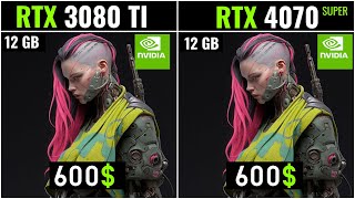 RTX 4070 SUPER VS RTX 3080 TI  20 GAMES TESTED AT 1080P  2K  4K [upl. by Hcire914]