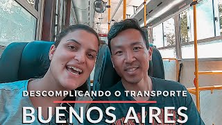 COMO USAR TRANSPORTE PÚBLICO EM BUENOS AIRES METRÔ E ÔNIBUS  LATITUDE INFINITA [upl. by Colwell]