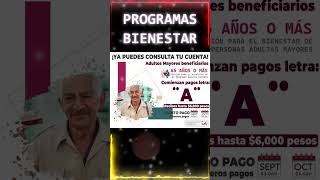 📌✨Por calendario de apellidos comienza la entrega de 6000 pesos de la Pensión Bienestar 2024 [upl. by Domingo]