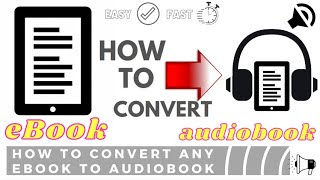 How to convert an ebook to an audiobook with PocketBook Reader [upl. by Aitekram]