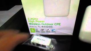 Tplink Wireless Outdoor Cpe Tlwa5210g 24ghz  Nanostation [upl. by Irtimd]