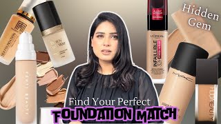 BEST Foundation for DRY OILY COMBINATION amp NORMAL Skin Type  Find Your Perfect Foundation Match [upl. by Bigod765]