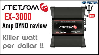 Stetsom EX3000 amp dyno review 3000 watt subwoofer amp [upl. by Parsons]