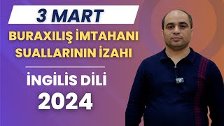 3 mart buraxIış imtahanı  İngilis dili canlı izah [upl. by Jacinto]