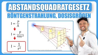 Abstandsquadratgesetz  Röntgenstrahlung Dosisgrößen  Physikum⚕️ Altfrage [upl. by Claudetta]