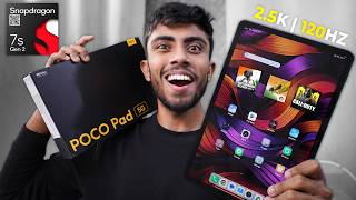 POCO PAD 5G NEW Budget Gaming Tablet🔥Snapdragon 7s Gen2 10000mAh Battery 🤯Under ₹20K [upl. by Frech]