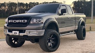 2006 F150 Rough Country 6 Inch Lift on 35s  Customized Raptor Build  22x12  Lifted Trucks [upl. by Disini]