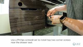 How to install or replace a warming drawer [upl. by Deeann]