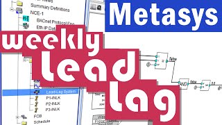 Metasys Weekly Lead Lag for 3 Pumps FULL Version  LCT Programming in Johnson Controls [upl. by Nyvlem895]