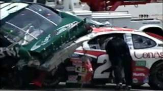 2002 Aarons 312  Part 3 of 15 Massive Big OneJohnny Sauter Flip [upl. by Camey]