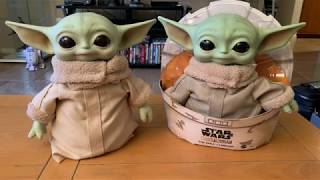 Mattel Baby Yoda Color Variant Comparison  Mattel The Child 11quot Plush [upl. by Nalahs]