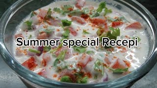 Aloo Raita Recipe Summer Special Raita Recipe  The beauty guaid 5m [upl. by Nahsab121]