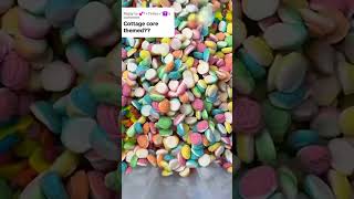 ASMR Happy flower GUMMY JELLY PARTY RAINBOW JELLY BELT satisfying asmr shorts funnyvideo [upl. by Ydieh]