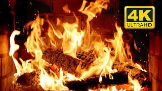 🔥 Cozy Fireplace 4K 12 HOURS Fireplace with Crackling Fire Sounds Crackling Fireplace 4K [upl. by Colton]