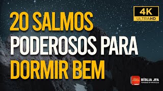 SALMOS PODEROSOS PARA DORMIR PROFUNDAMENTE 😴🌃  Bíblia JFA Offline [upl. by Kirbee]