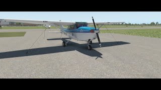 AirFoilLabs Cessna 172 Digital First smooth landing swiss001landing [upl. by Barlow]