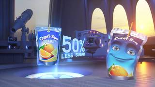 Capri Sun 50 Less Sugar amp Nothing Artificial [upl. by Ahsenauj378]