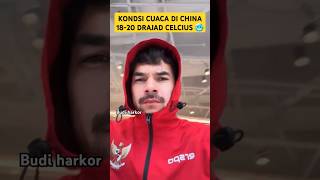 KONDISI TERKINI SUHU CUACA DI QINGDAO TEMPAT LAGA INDONESIA VS CHINA MENCAPAI 1820 DERAJAD CELCIUS [upl. by Rossen438]