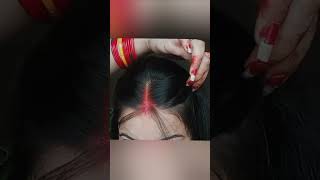 Sindur hairstyle 😍😍 shorts goviral hairstyles [upl. by Art269]