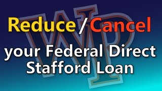 Reducing or Cancelling Federal Student Loans [upl. by Anastase]