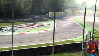 Narain Karthikeyan misses the Ascari chicane [upl. by Buseck]