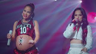 Natti Natasha x Becky G  Ram Pam Pam  Live On The Tonight Show Starring Jimmy Fallon [upl. by Ardnosac]