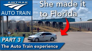 The Amtrak Auto Train experience PART 3 [upl. by Naesar]