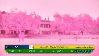 Live Cricket Match  CH Royals vs Gabru Gangsters  29Aug24 0444 PM 50   CricHeroes [upl. by Aicats]