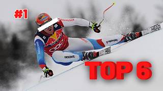 Top 6 Best Downhill Skiers of All Time Kitzbühel [upl. by Lammond]