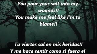 Bullet for my valentine tears dont fall part 2 subt españolingles [upl. by Gombosi]