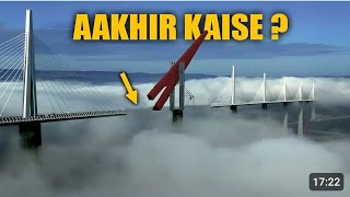 Engineering Above Clouds  World s Tallest Bridge Construction  the millau viaduct bridge Video [upl. by Divine]