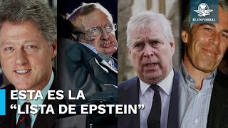 Bill Clinton Stephen Hawking y el príncipe Andrés entre los mencionados en la “lista Epstein” [upl. by Jedd]