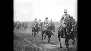 Army Life Mounted Infantry 1900 with new soundtrack from Hendon School 2 [upl. by Elconin]